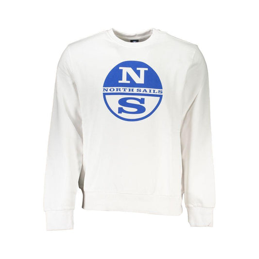 North Sails White Cotton Sweater North Sails