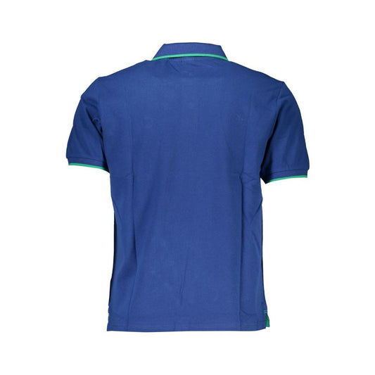 North Sails Blue Cotton Polo Shirt