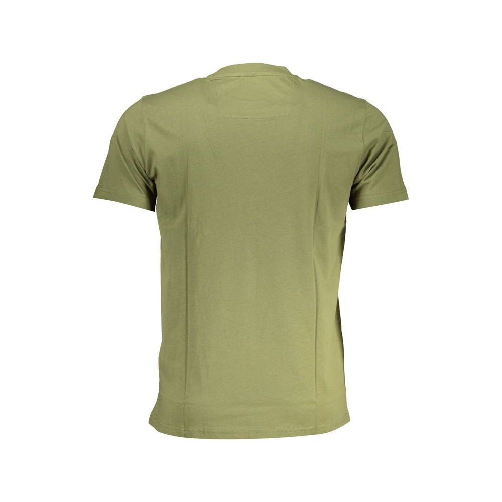 Cavalli Class Green Cotton T-Shirt Cavalli Class