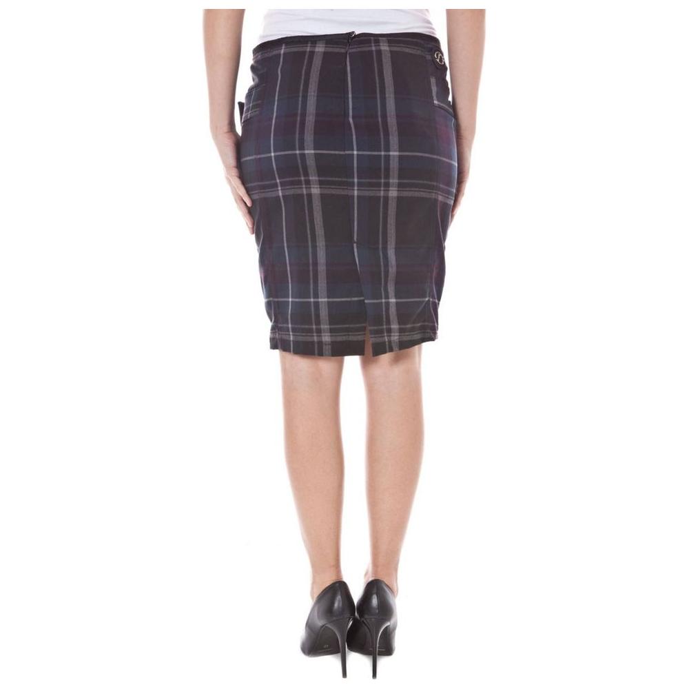 Datch Blue Polyester Skirt