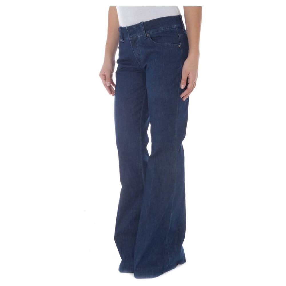 Phard Blue Cotton Jeans & Pant