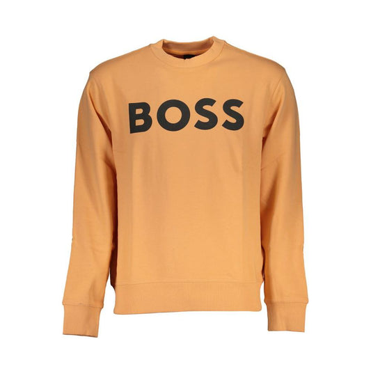 Hugo Boss Orange Cotton Sweater Hugo Boss