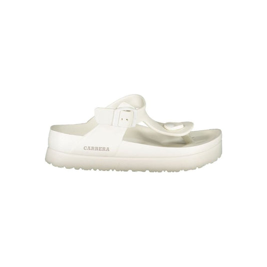 Carrera White Polyethylene Sandal Carrera