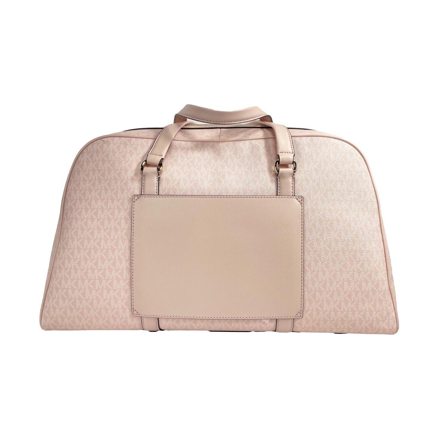 Michael Kors Travel Extra Large Powder Blush PVC Top Zip Weekender Luggage Bag Michael Kors