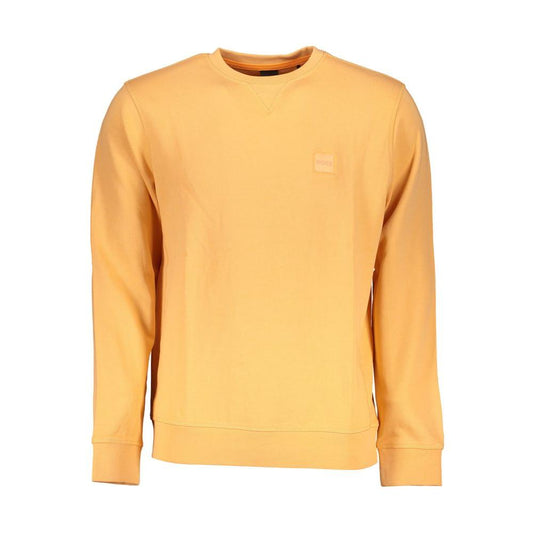 Hugo Boss Orange Cotton Sweater Hugo Boss