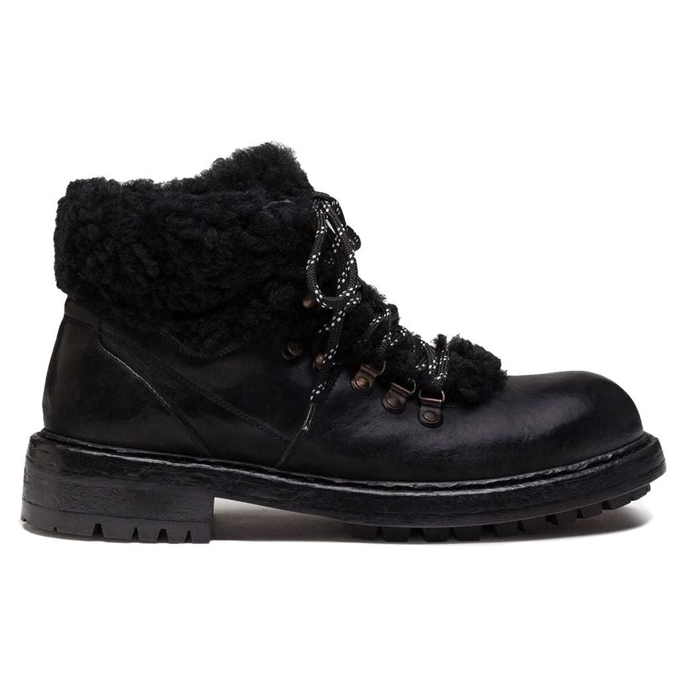 Dolce & Gabbana Black Leather Di Calfskin Boot Dolce & Gabbana