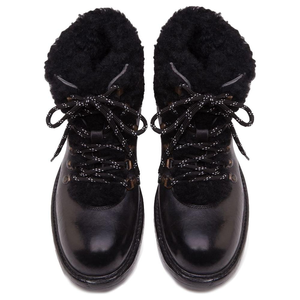 Dolce & Gabbana Black Leather Di Calfskin Boot Dolce & Gabbana