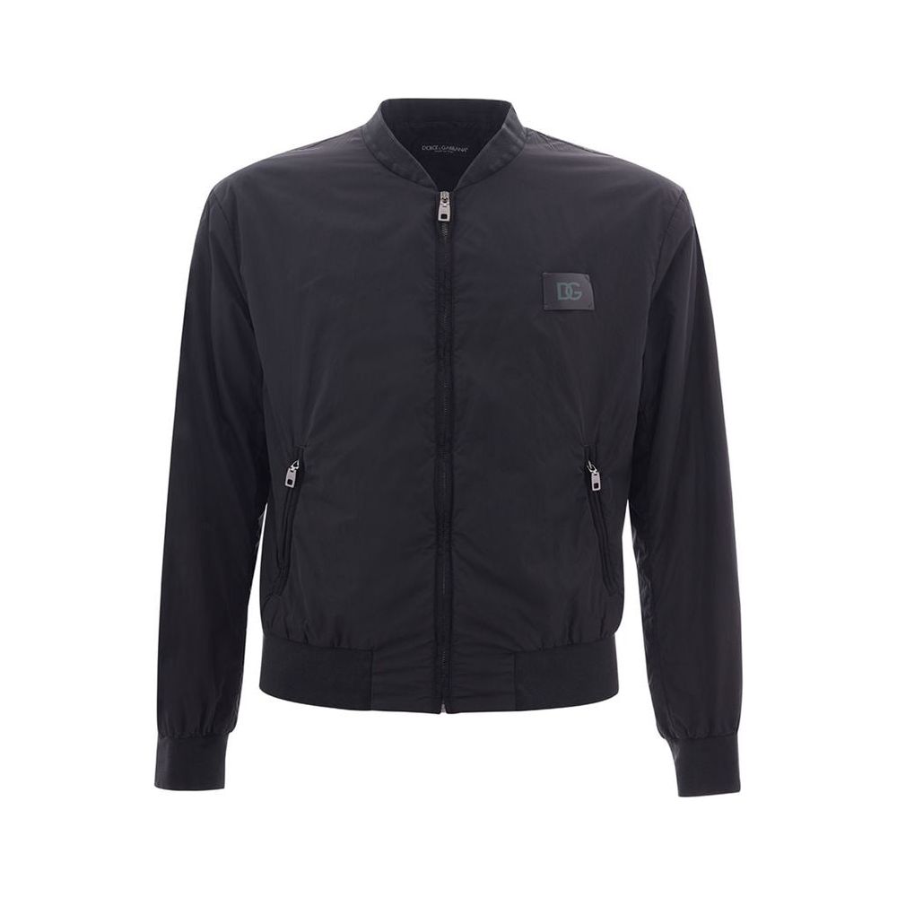 Dolce & Gabbana Elegant Black Polyamide Jacket Dolce & Gabbana