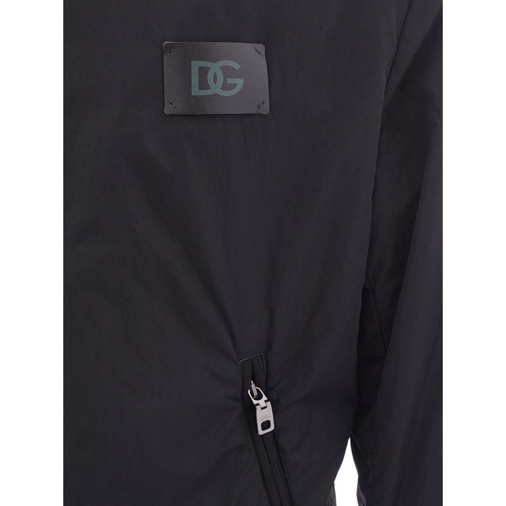 Dolce & Gabbana Elegant Black Polyamide Jacket Dolce & Gabbana