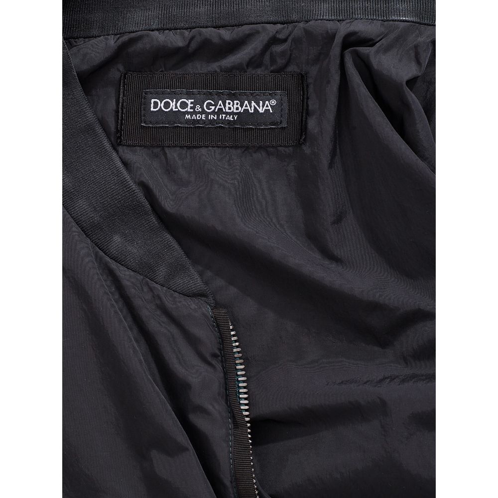 Dolce & Gabbana Elegant Black Polyamide Jacket Dolce & Gabbana