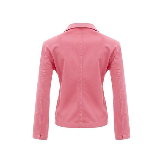 Lardini Elegant Pink Cotton Jacket for Her Lardini