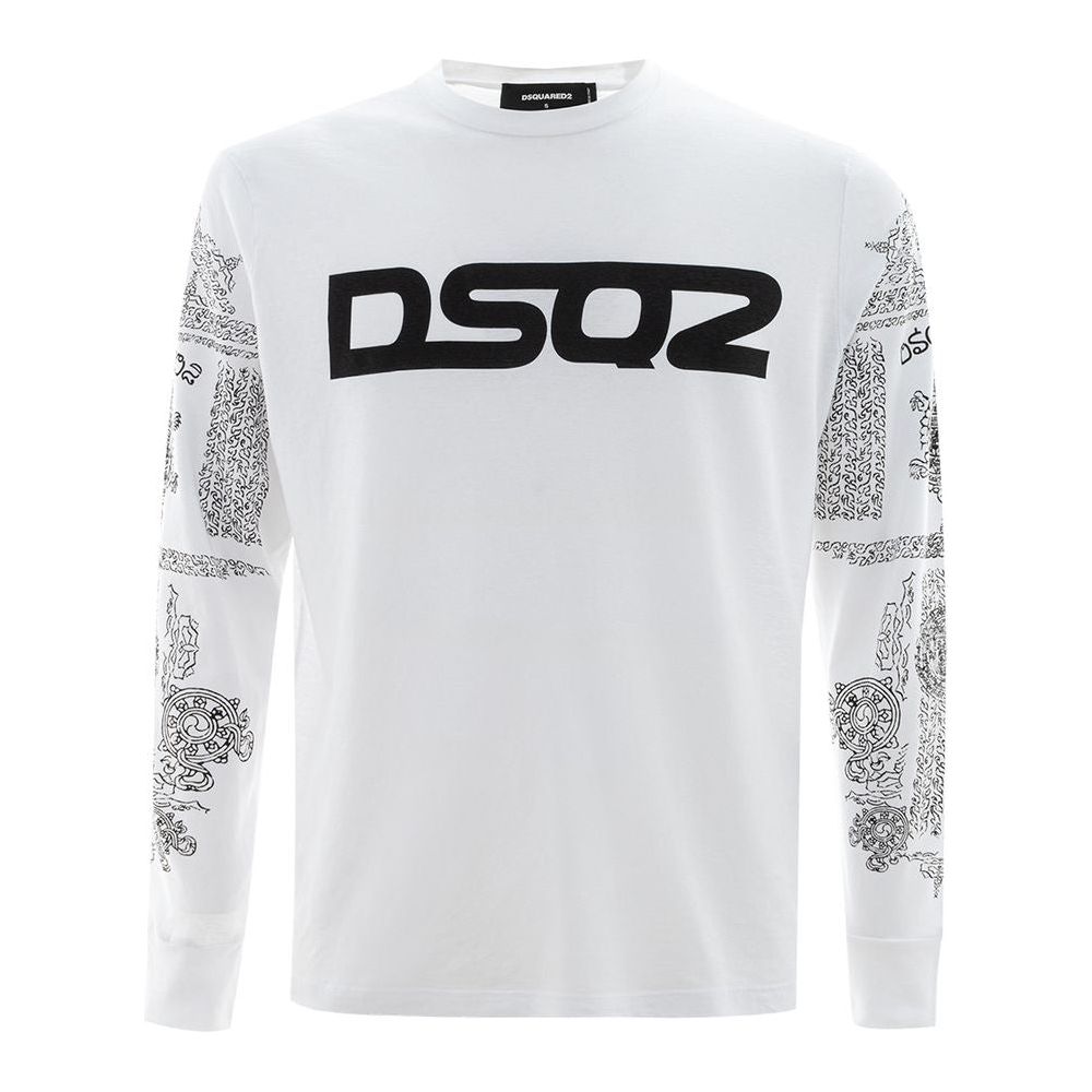 Dsquared² White Cotton T-Shirt Dsquared²