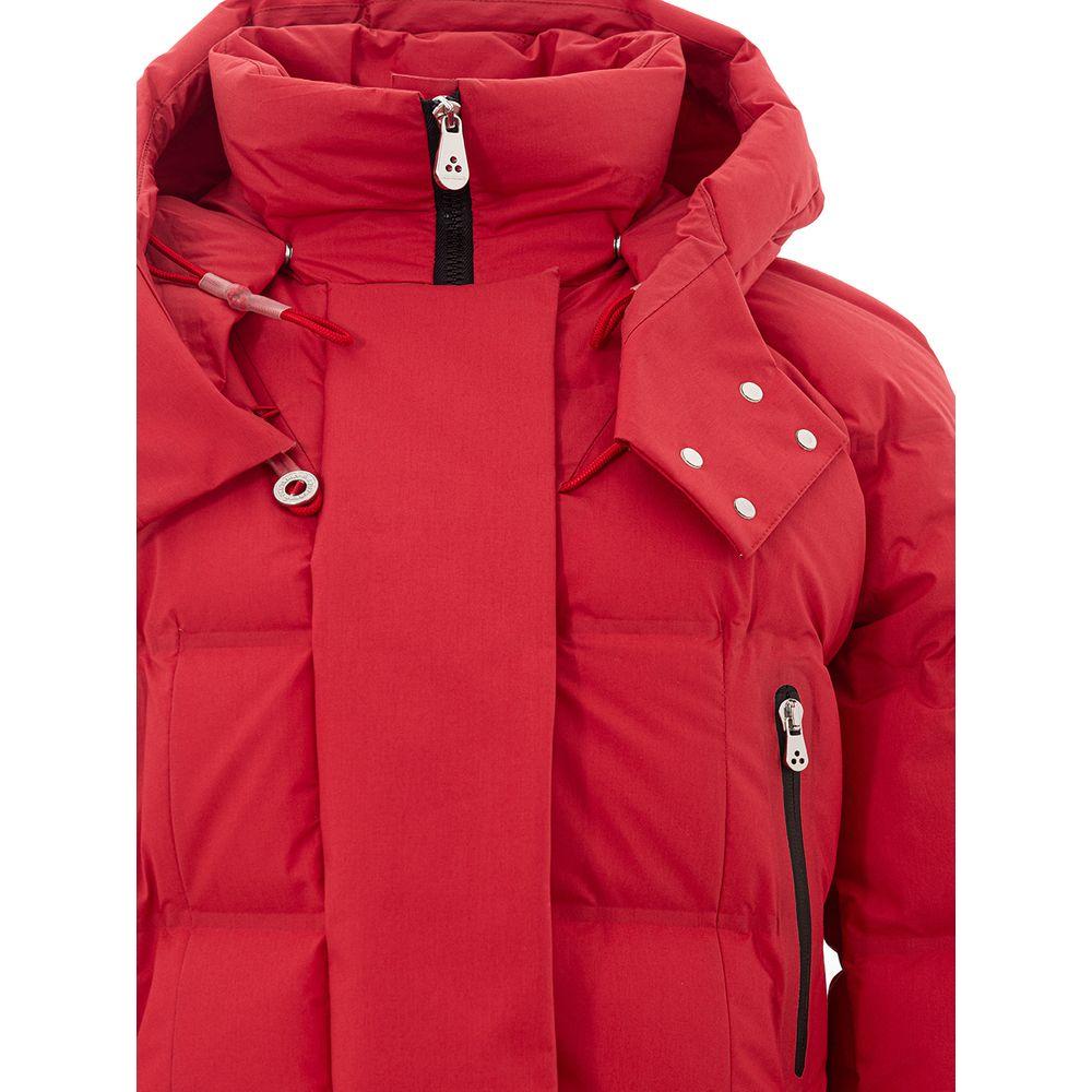 Peuterey Chic Red Cotton Jacket for Sophisticated Style Peuterey