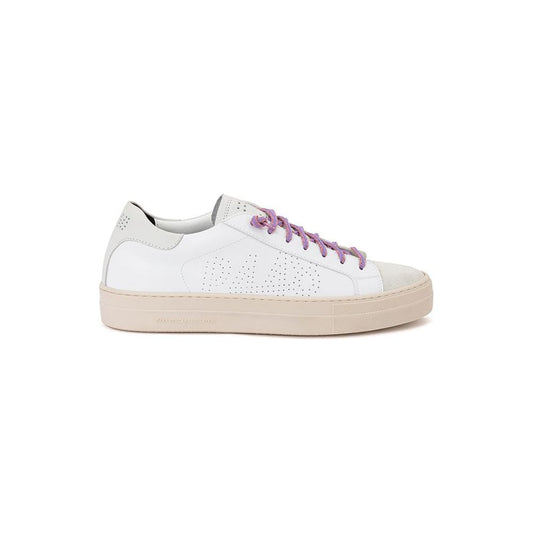 P448 White Leather Sneaker P448