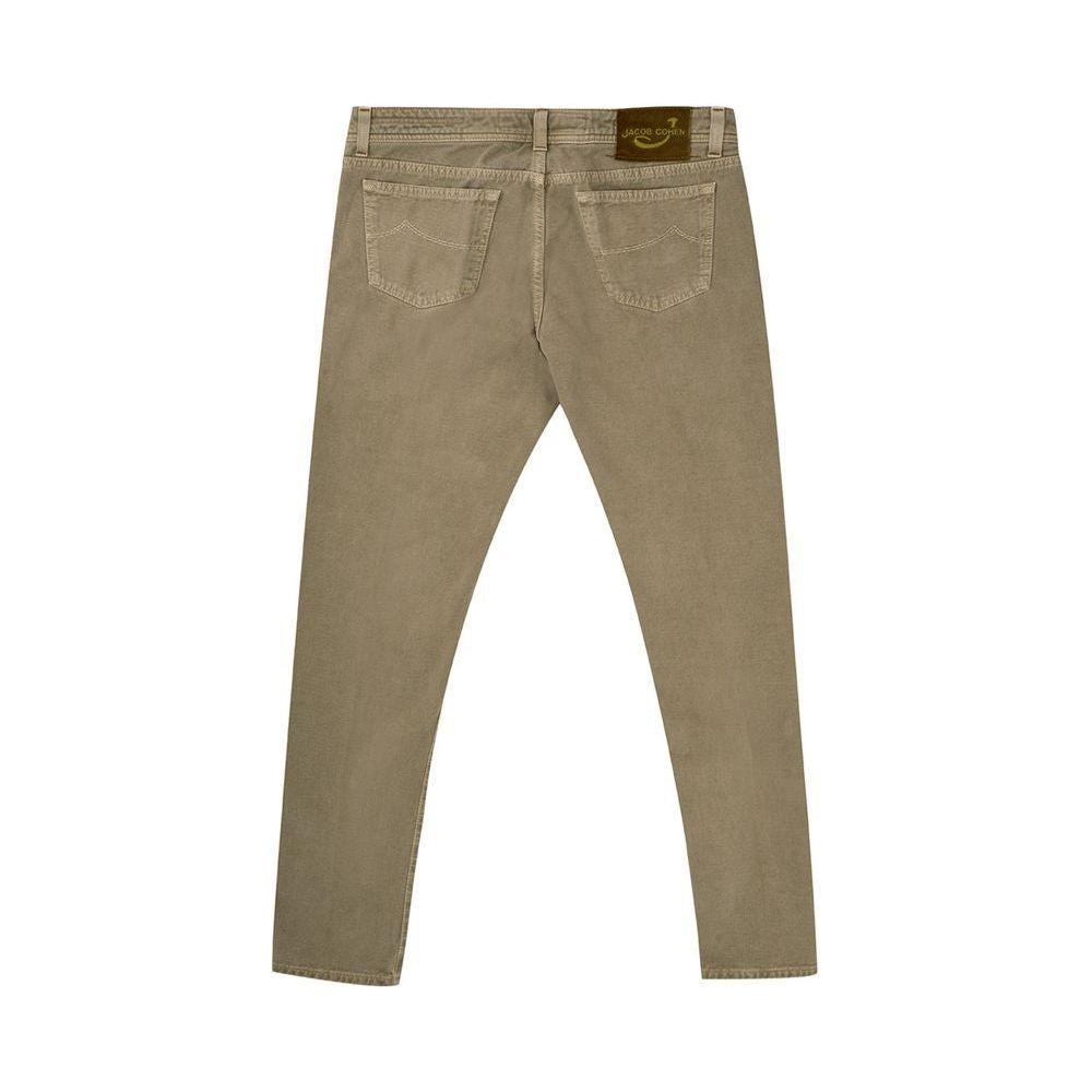 Jacob Cohen Premium Brown Cotton Pants Jacob Cohen