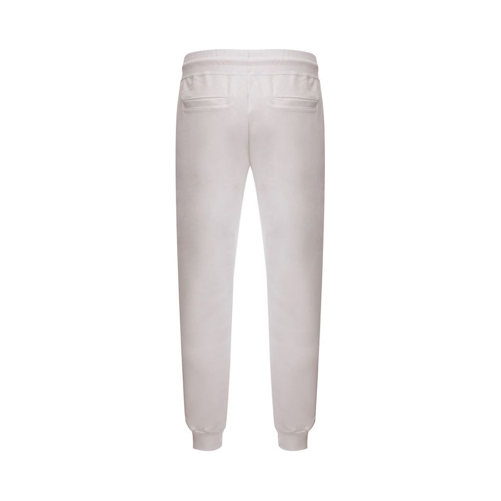 GCDS Elevate Your Wardrobe with Chic White Cotton Pants GCDS