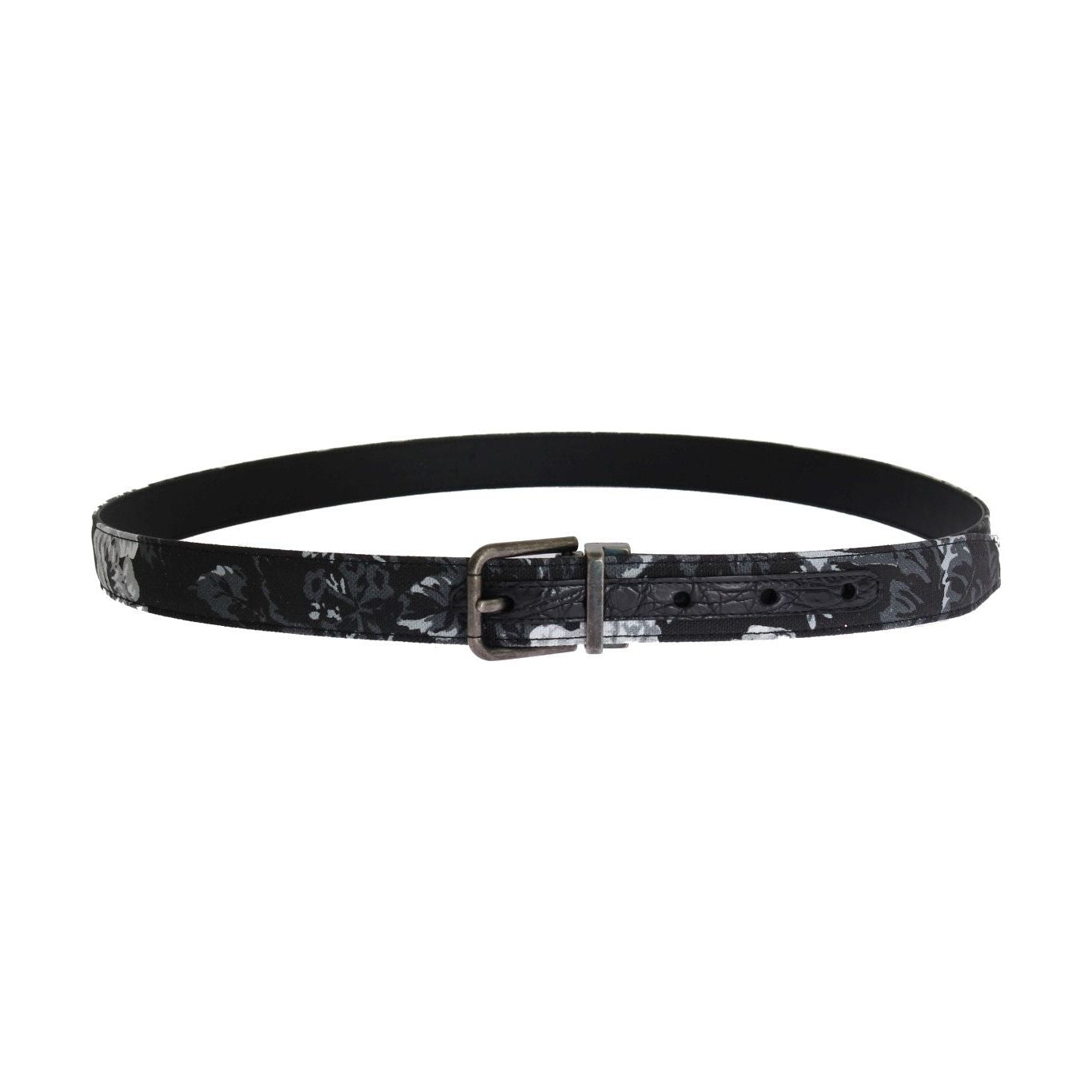 Dolce & Gabbana Elegant Floral Patterned Men's Luxury Belt Belt Dolce & Gabbana