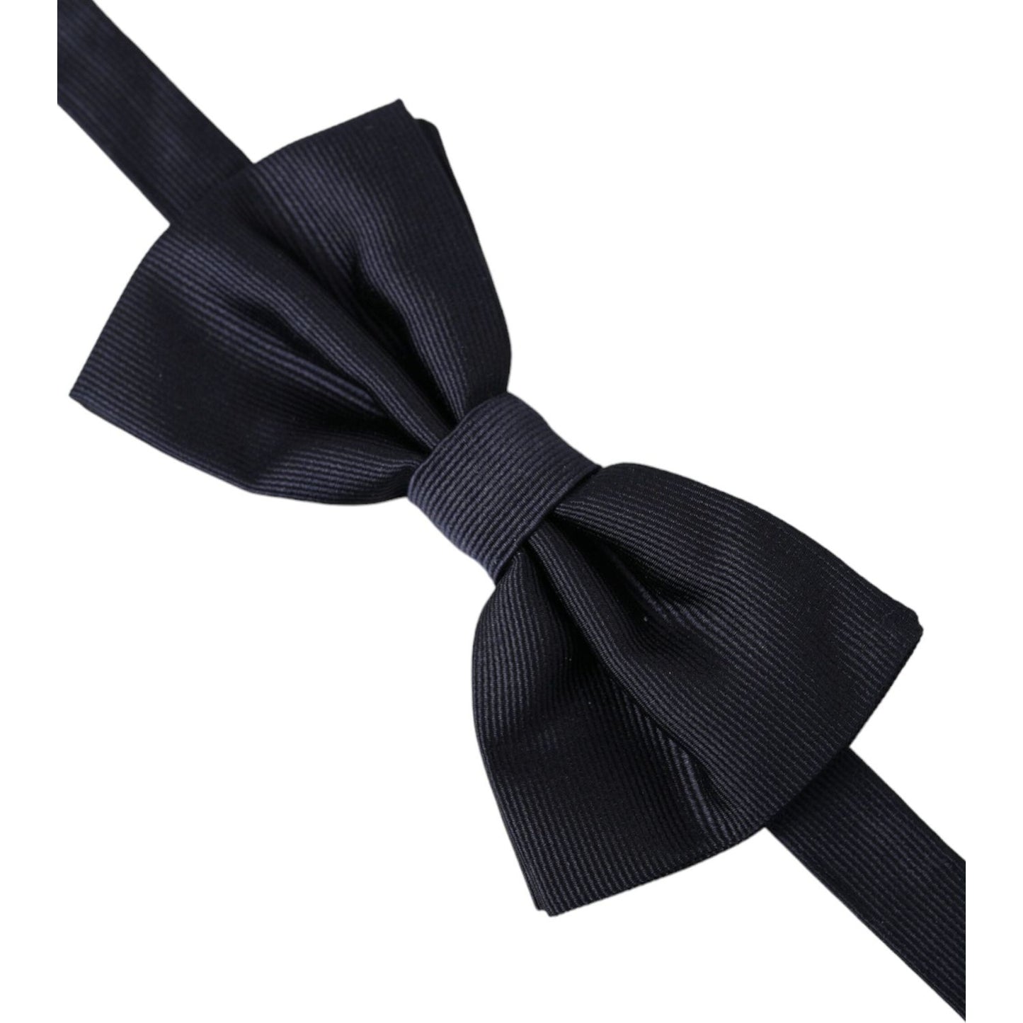 Dolce & Gabbana Black Silk Adjustable Neck Men Bow Tie Dolce & Gabbana