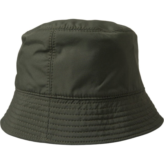 Army Green Polyester Cap Bucket Hat Men