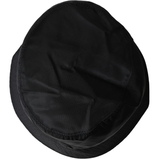 Dolce & Gabbana Black Wide Brim Cap Bucket Hat Men Dolce & Gabbana