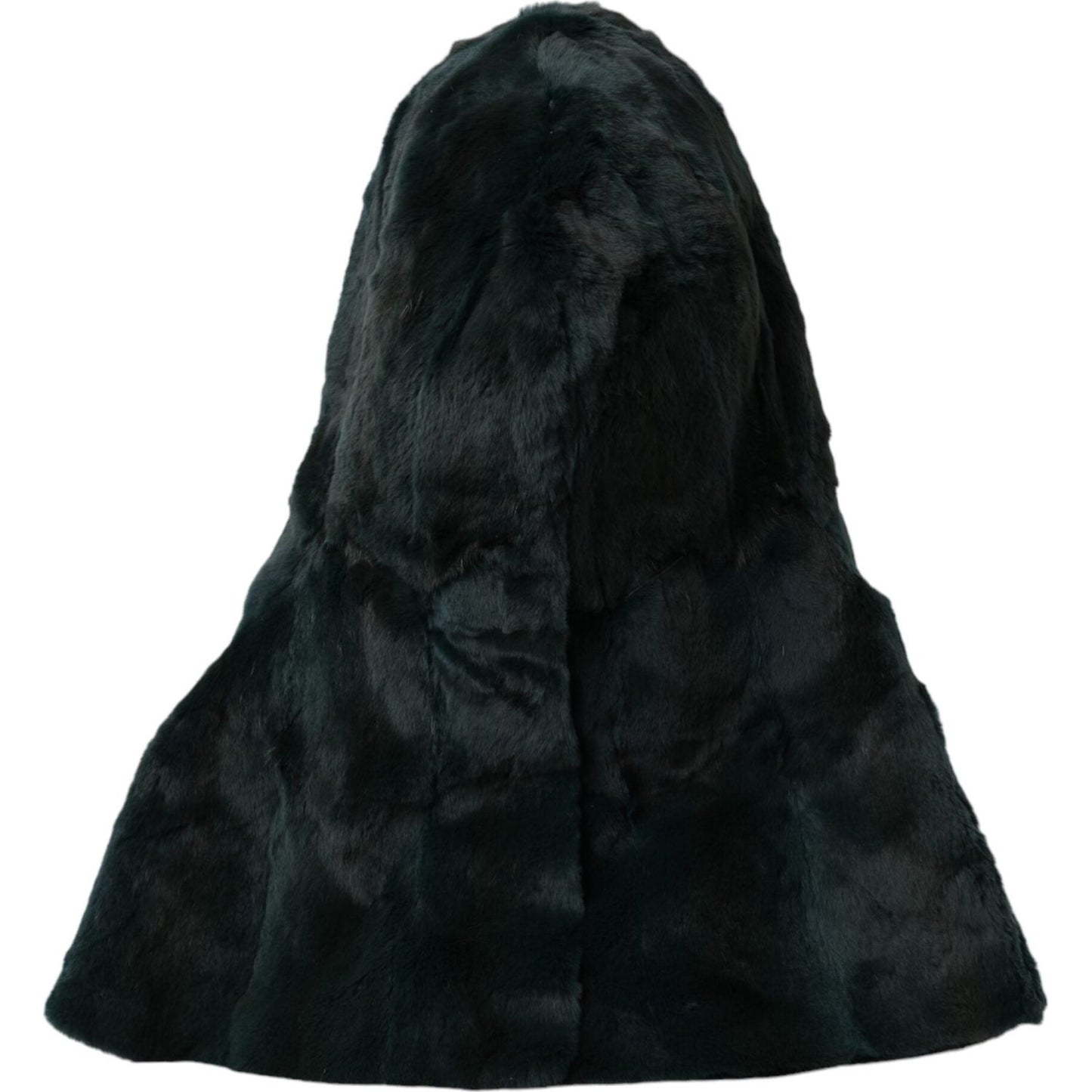 Dolce & Gabbana Black Weasel Fur Whole Head Wrap Hat Dolce & Gabbana