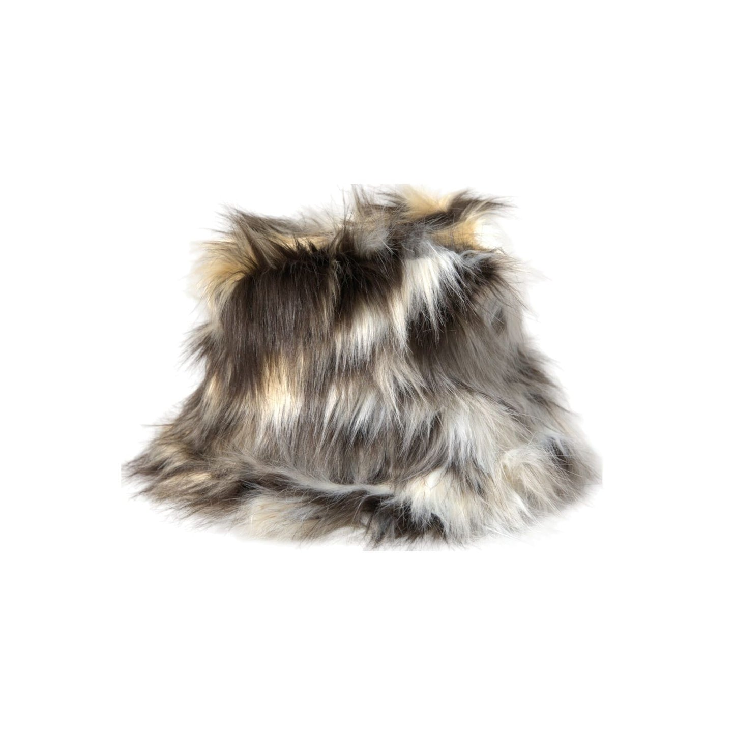 Dolce & Gabbana Multicolor Acrylic Fur Women Bucket Hat