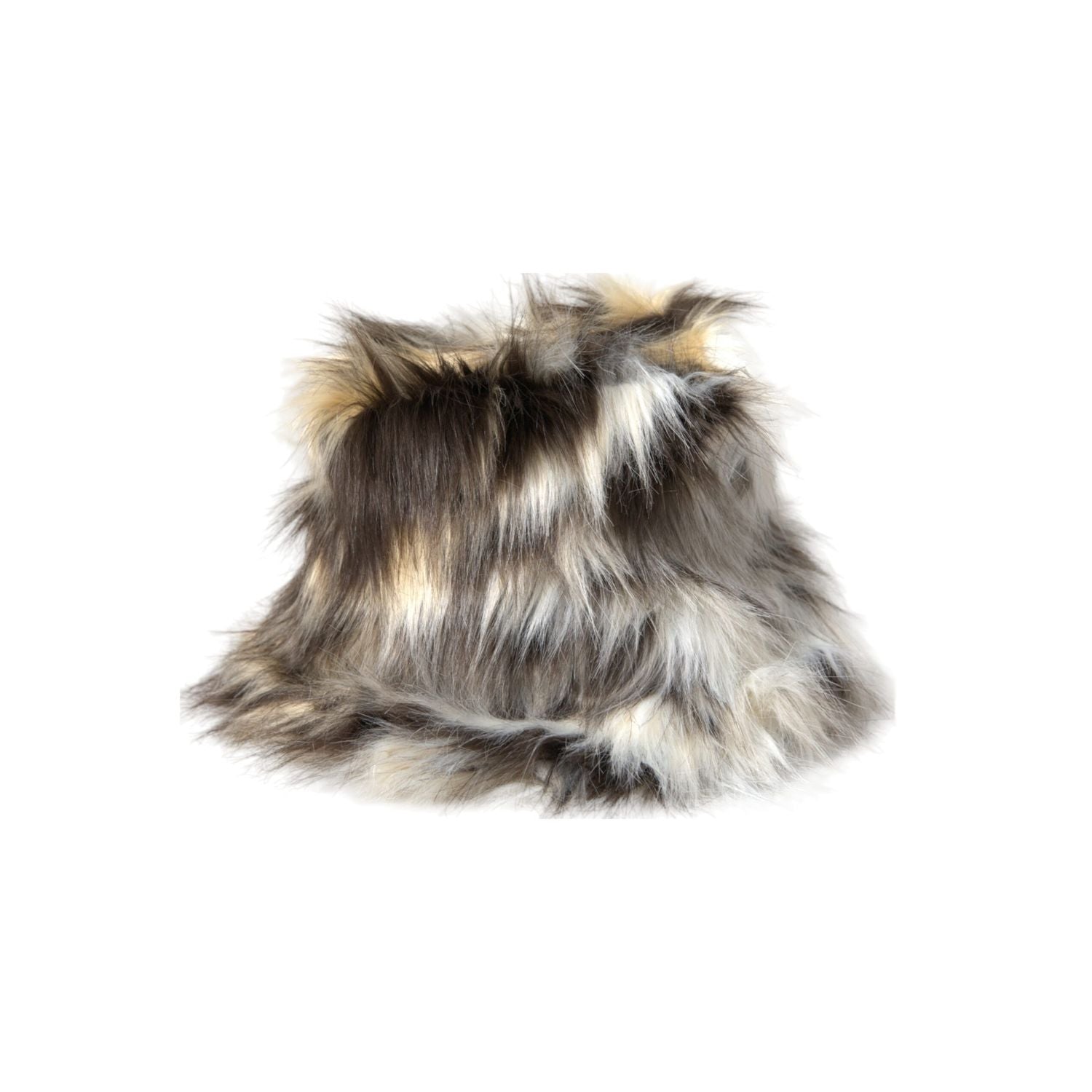 Dolce & Gabbana Multicolor Acrylic Fur Women Bucket Hat