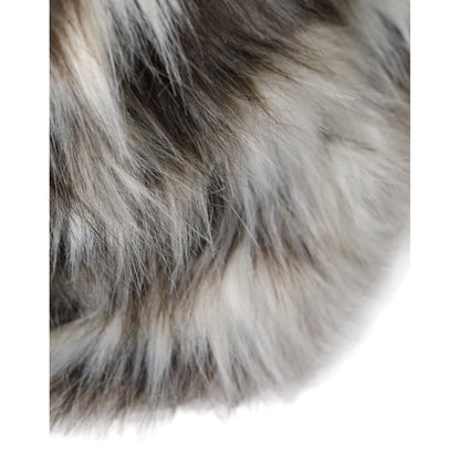 Dolce & Gabbana Multicolor Acrylic Fur Women Bucket Hat