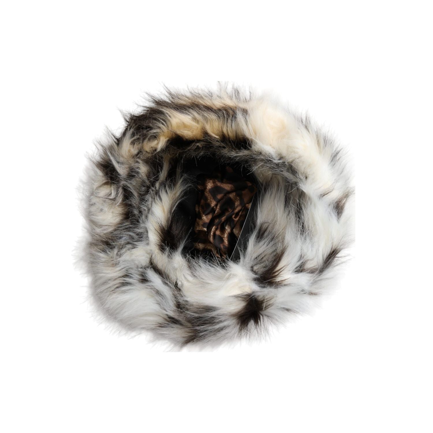 Dolce & Gabbana Multicolor Acrylic Fur Women Bucket Hat