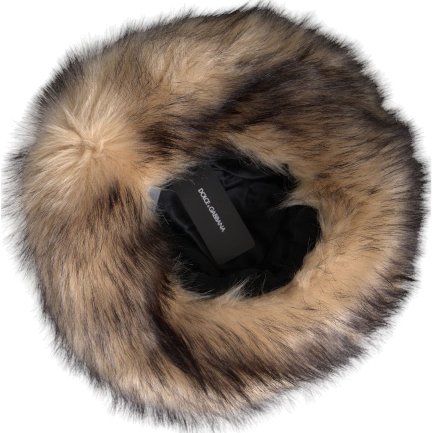 Dolce & Gabbana Brown Faux Fur Modacrylic Fedora Hat Dolce & Gabbana