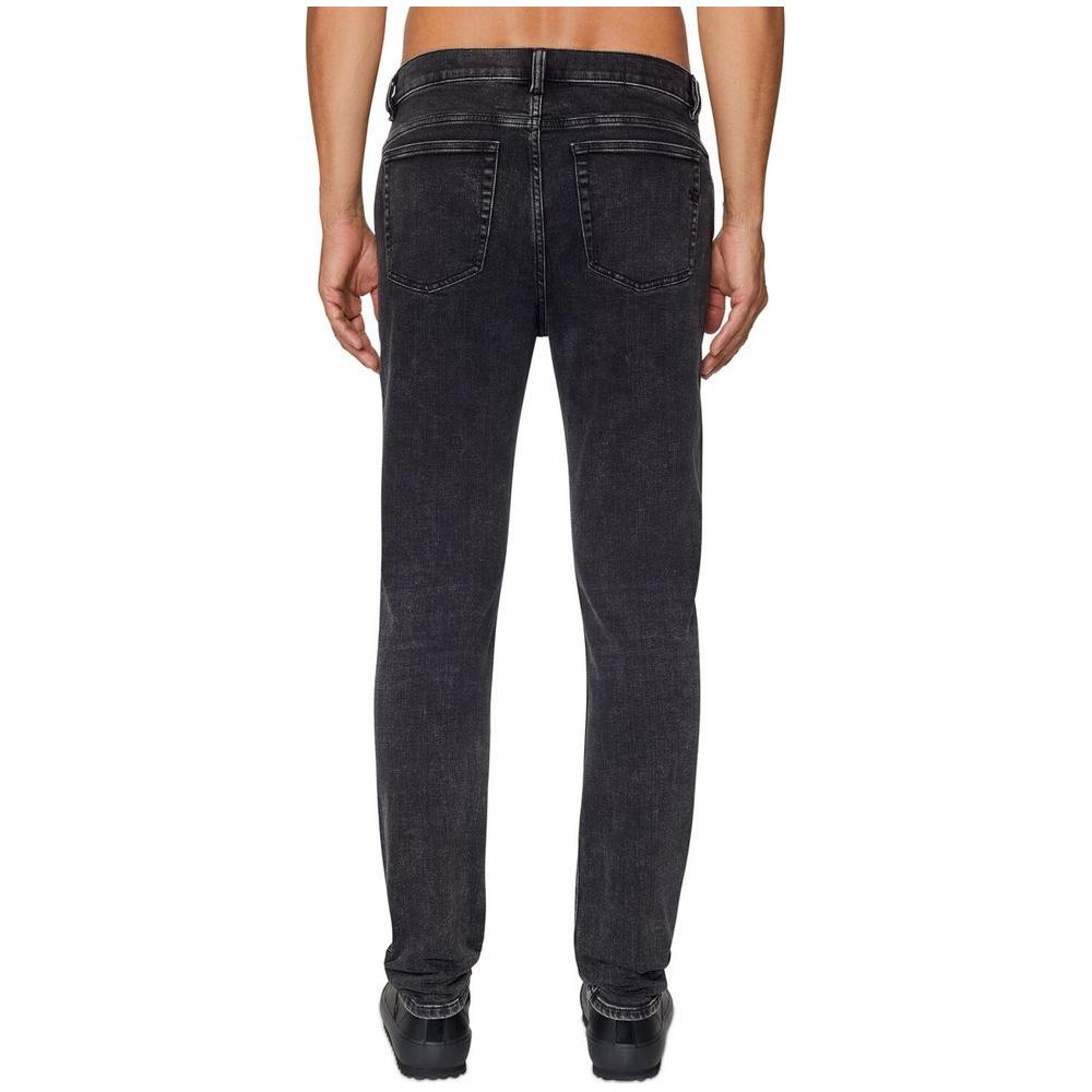 Black Cotton Jeans & Pant