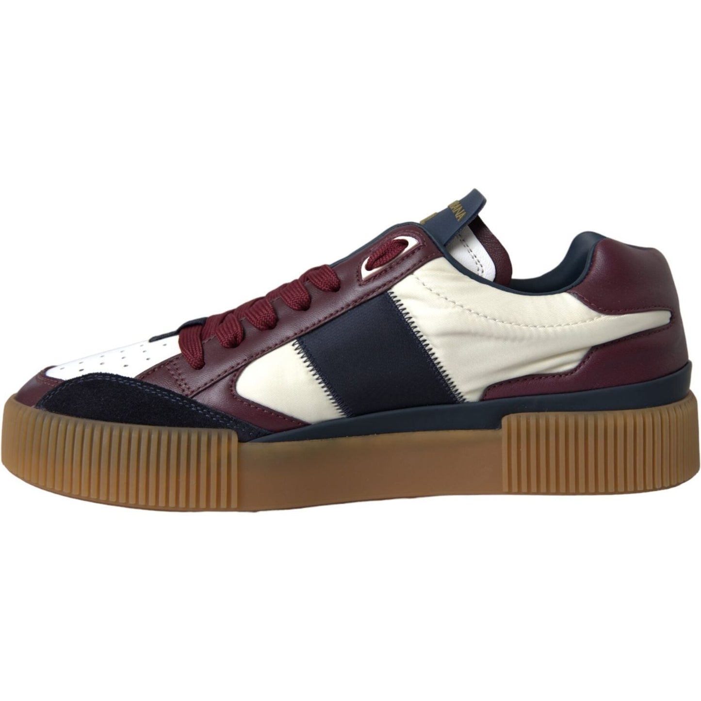 Dolce & Gabbana Multicolor Miami Leather Low Top Sneakers Shoes Dolce & Gabbana