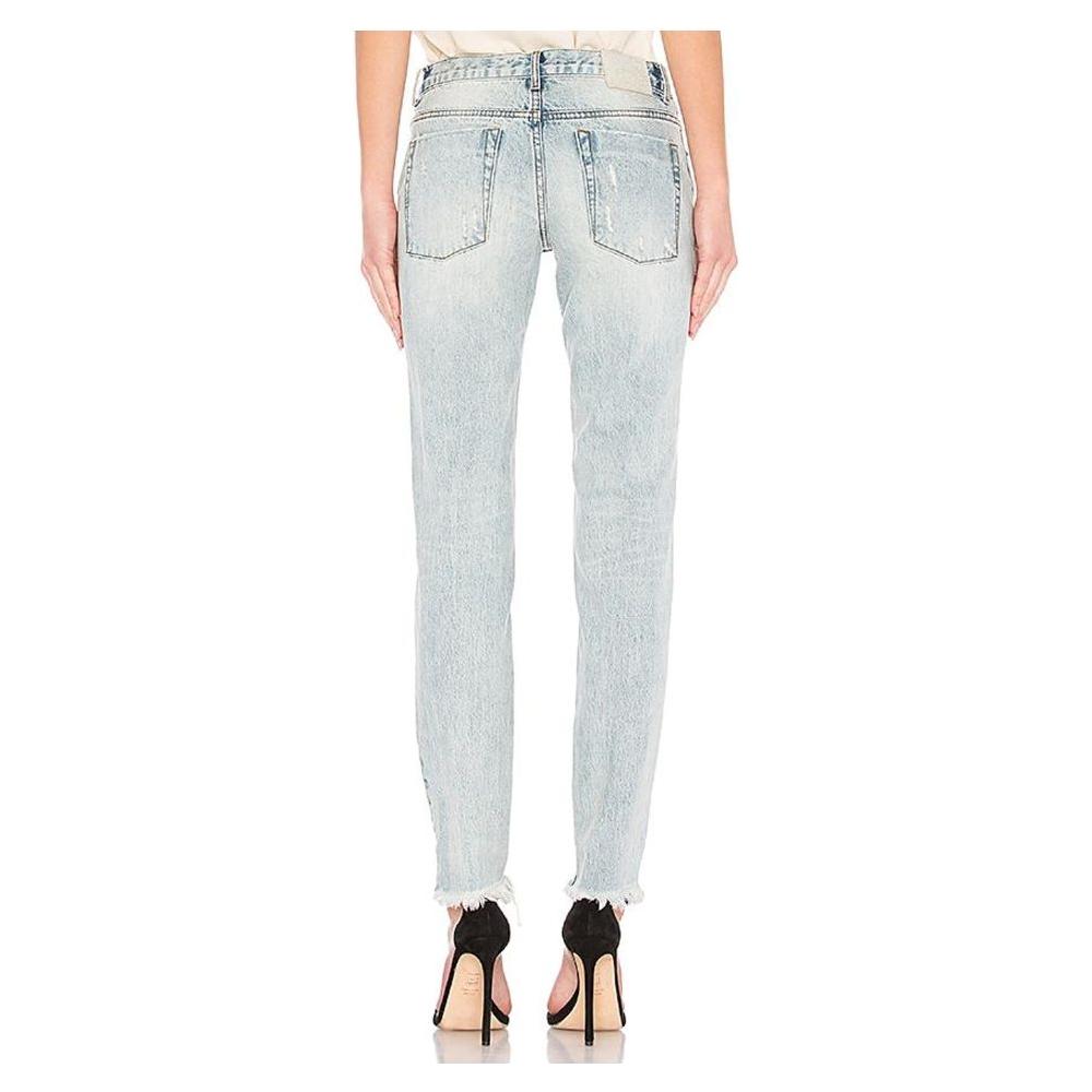 One Teaspoon Light Blue Cotton Jeans & Pant One Teaspoon