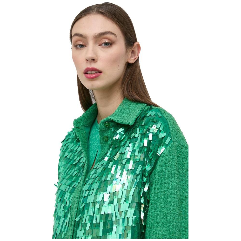 PINKO Green Cotton Shirt PINKO