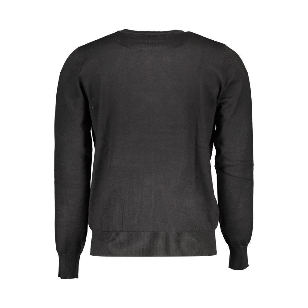 U.S. Grand Polo Black Nylon Sweater U.S. Grand Polo