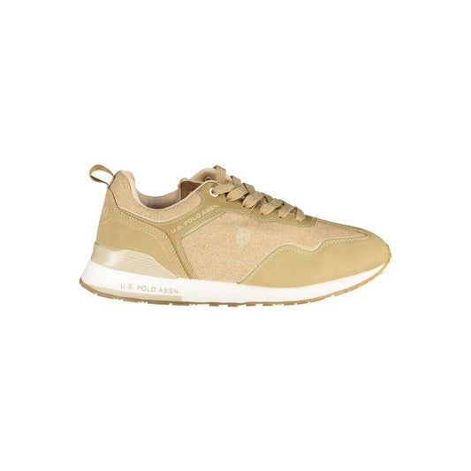 U.S. POLO ASSN. Beige Polyester Men Sneaker U.S. POLO ASSN.