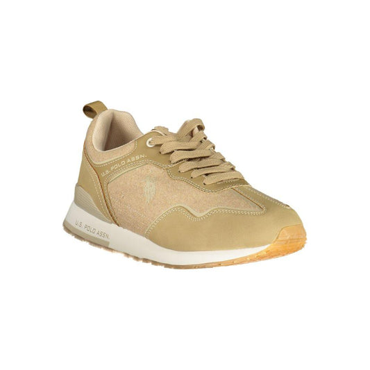 U.S. POLO ASSN. Beige Polyester Men Sneaker U.S. POLO ASSN.