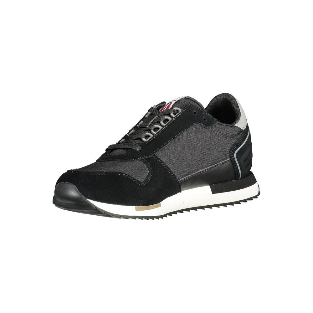 Napapijri Black Polyester Men Sneaker Napapijri