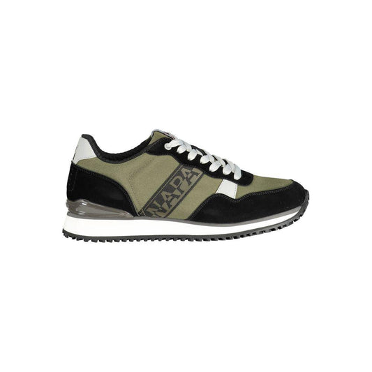 Napapijri Green Polyester Men Sneaker Napapijri