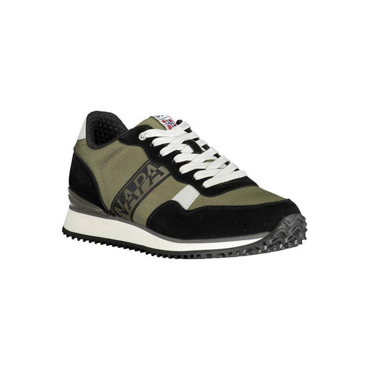 Napapijri Green Polyester Men Sneaker Napapijri