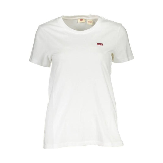 Levi's Chic White Cotton Logo Tee Levi's