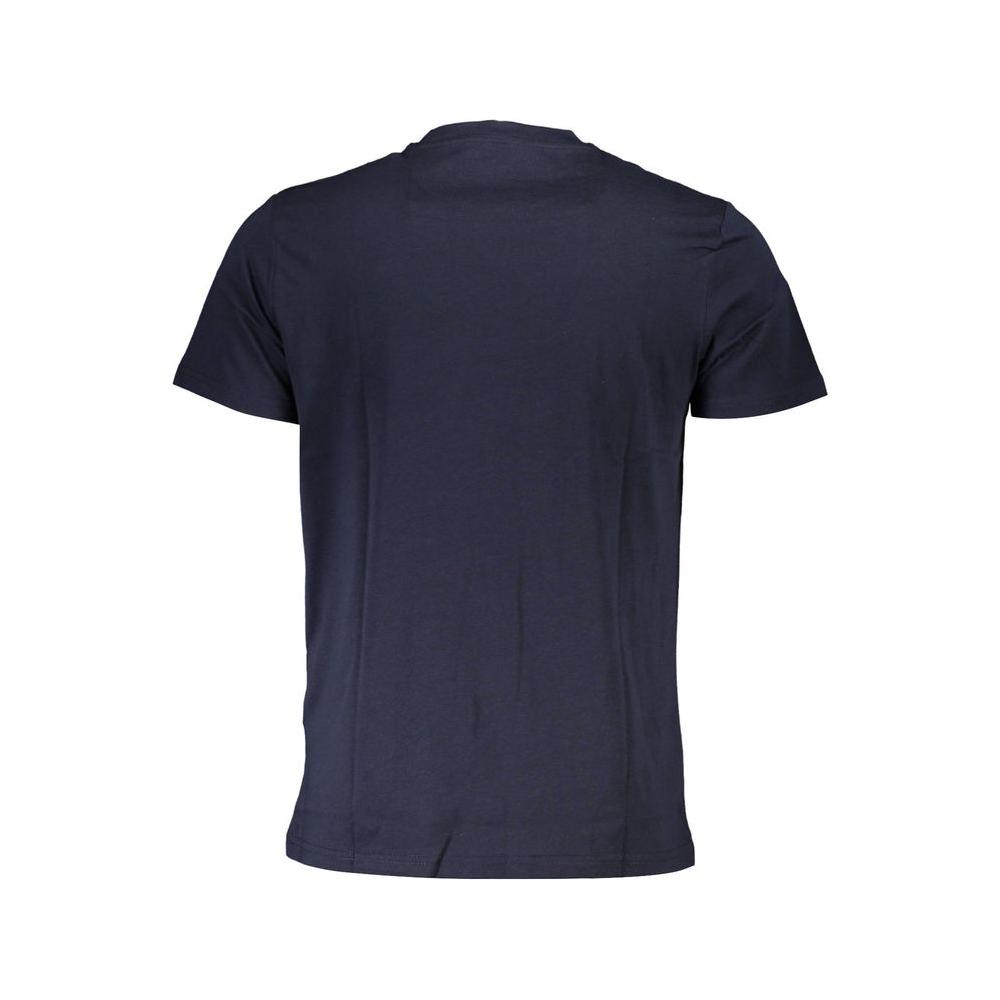 Cavalli Class Blue Cotton T-Shirt Cavalli Class