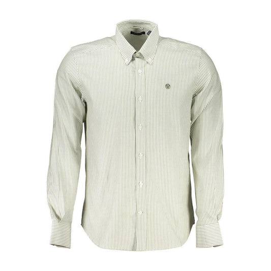 North Sails White Cotton Men Shirt North Sails