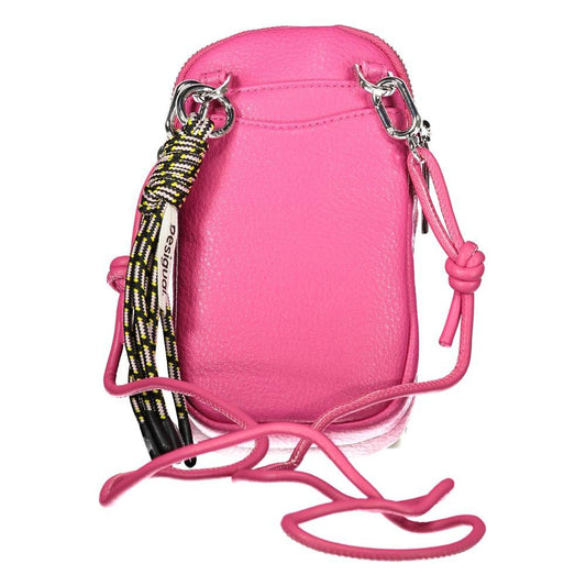 Desigual Pink Polyethylene Handbag Desigual