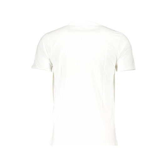 Cavalli Class White Cotton T-Shirt Cavalli Class