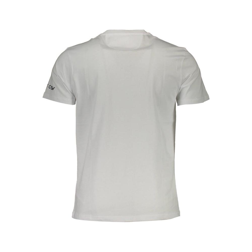 La Martina White Cotton Men T-Shirt La Martina