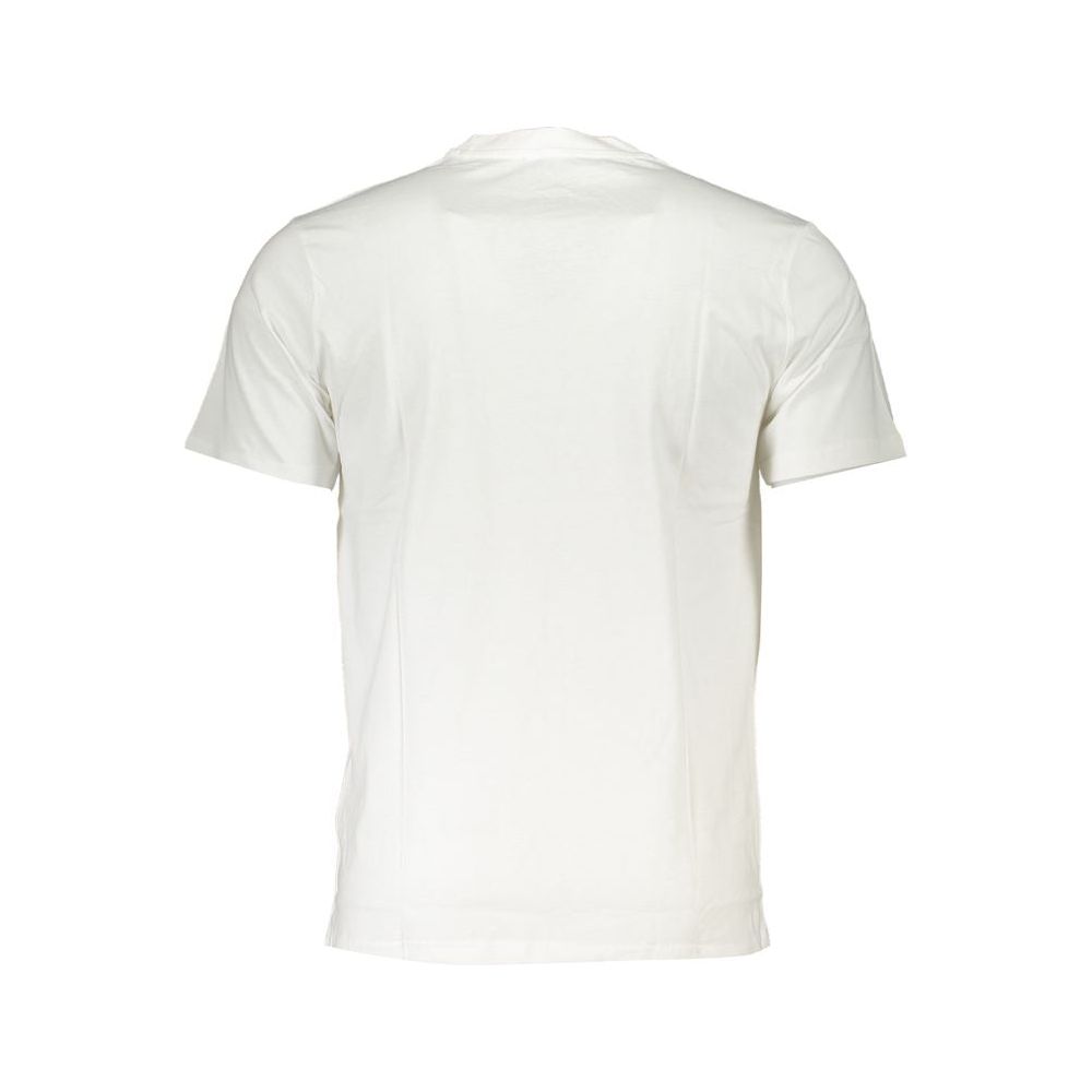 Cavalli Class White Cotton T-Shirt Cavalli Class