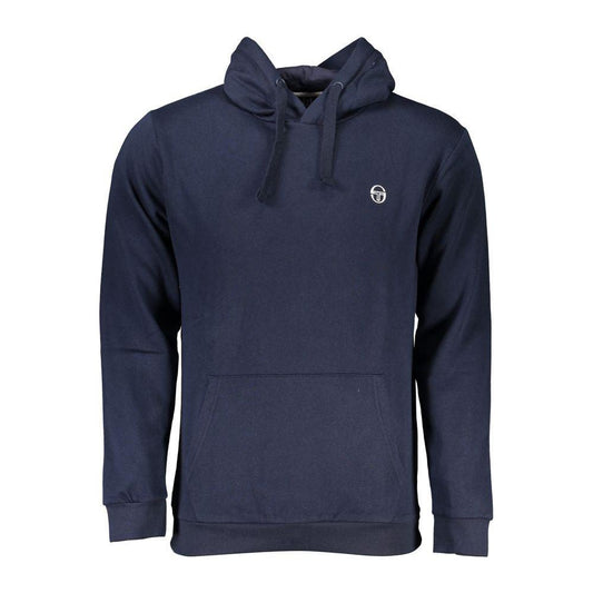 Sergio Tacchini Blue Cotton Sweater Sergio Tacchini