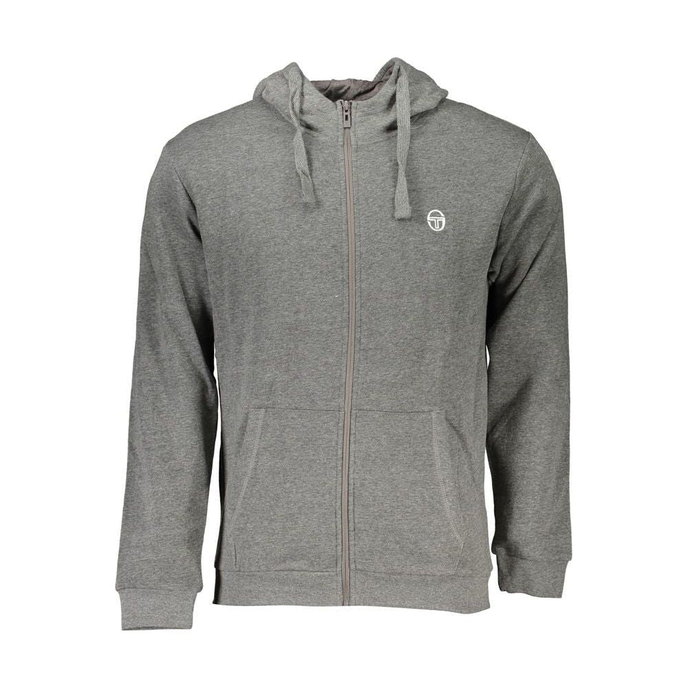 Sergio Tacchini Gray Cotton Sweater