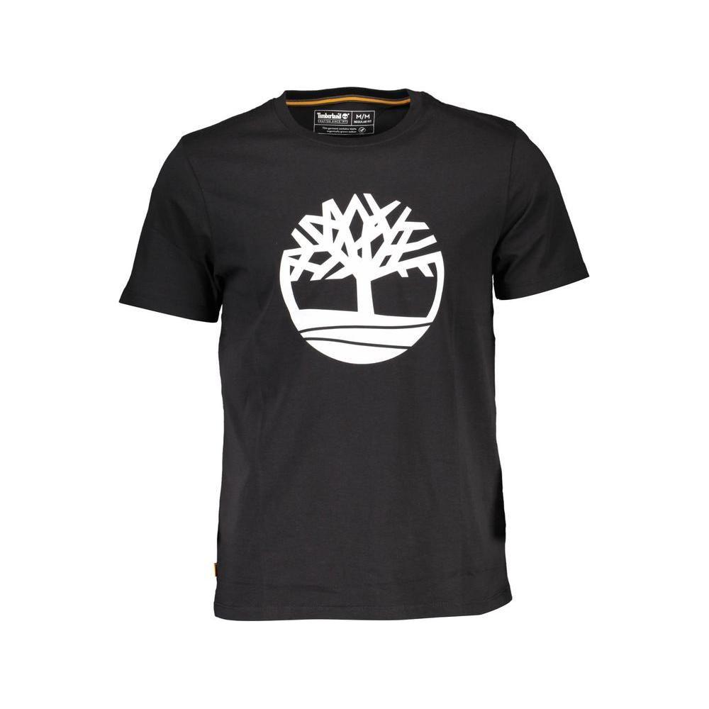 Timberland Black Cotton Men T-Shirt Timberland